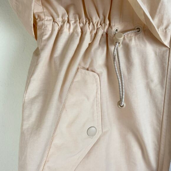 J.Crew Perfect Lightweight Rain Jacket Champagne Cream Size Small - Picture 9 of 14